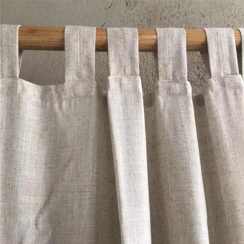 Customized Natural Linen Curtains for Modern Living Spaces