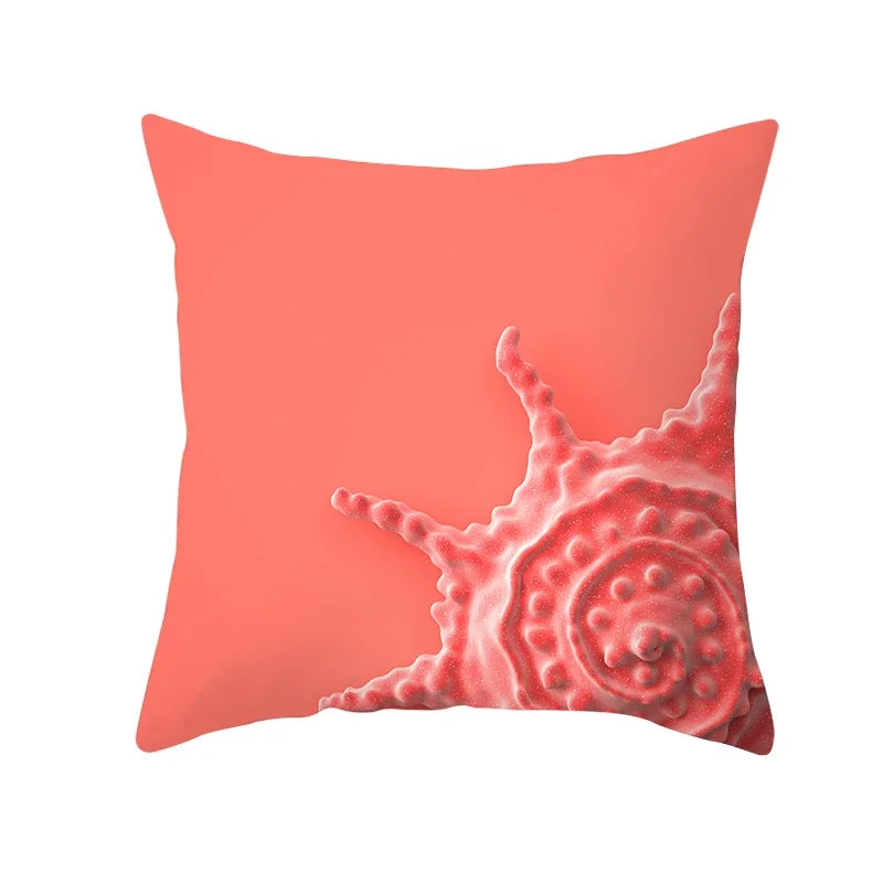 Coral Pillow Case Spring Home Decor Style Pillow Cushion Cover