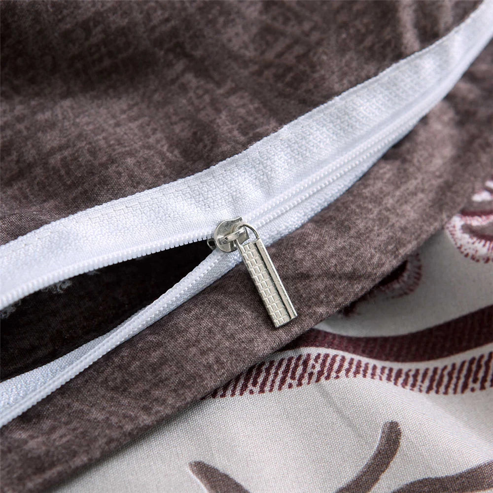 Luxury Bedding Sets King Flower Bed Linen High Quality Duvet Cover Set Queen Purple Bed Comforter