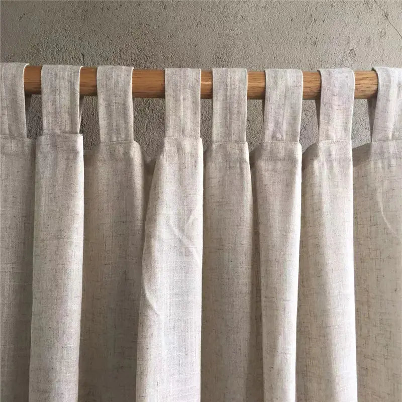 Customized Natural Linen Curtains for Modern Living Spaces