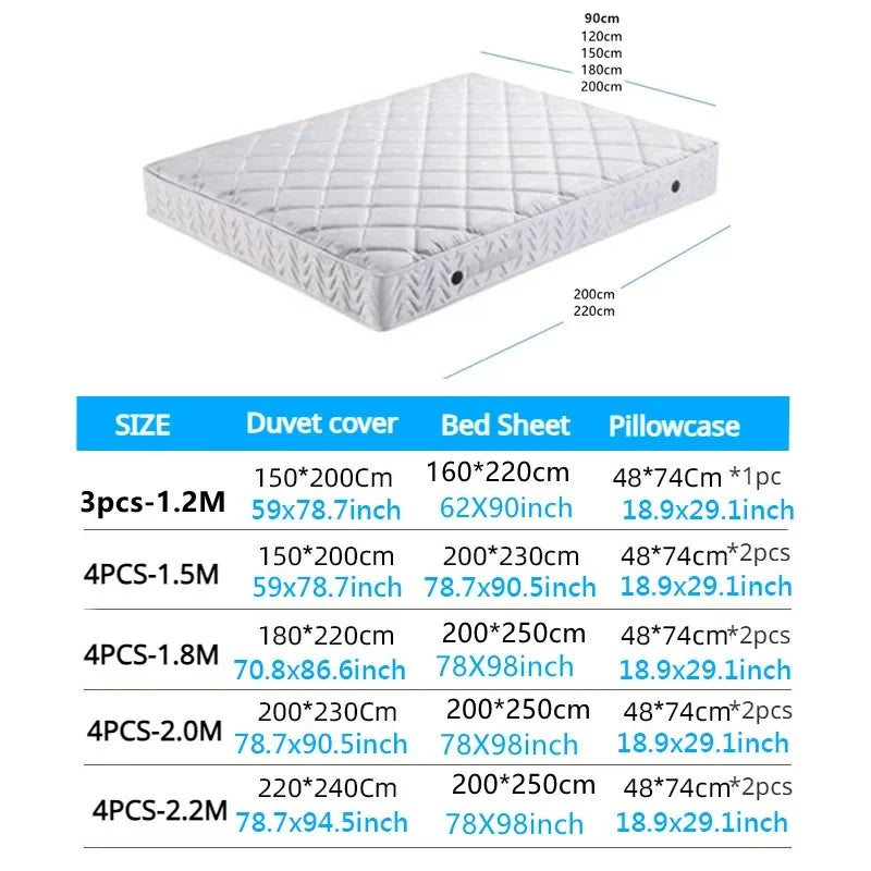 Bedding Set Cotton Waffle Olive Green Quilt Cover Bed Sheet