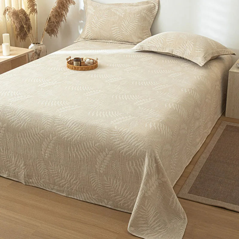 Cotton and Linen Bed Sheet