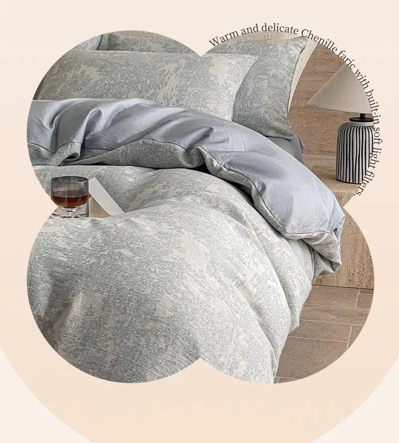 3-Layer Yarn Cotton Bedding Set