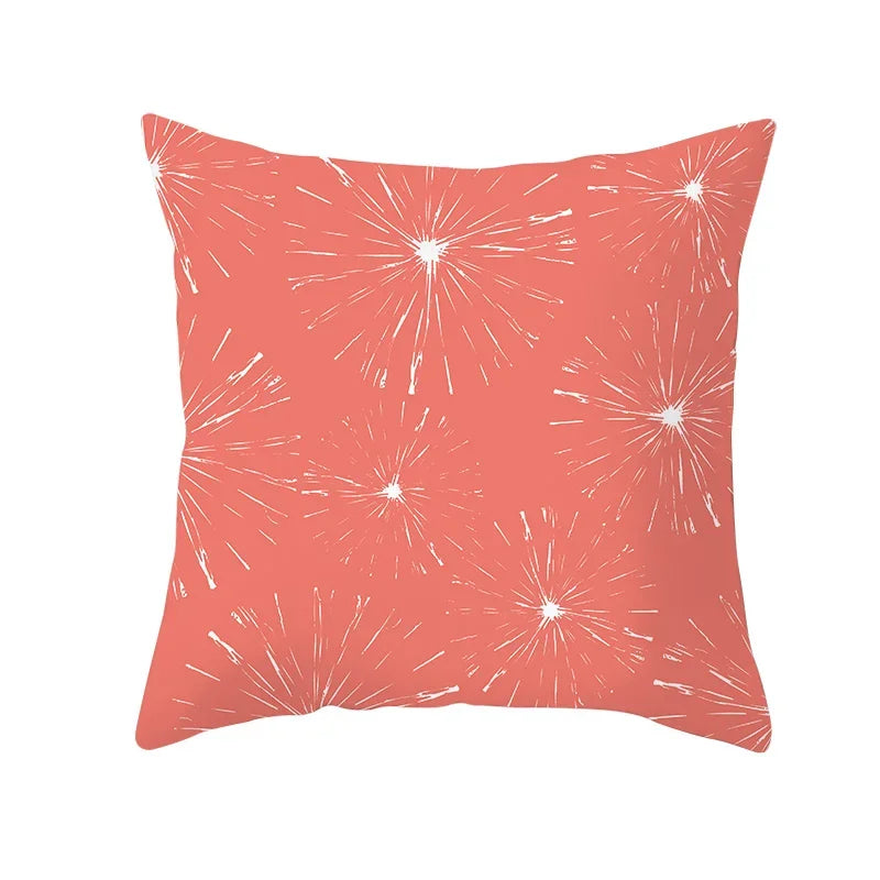 Coral Pillow Case Spring Home Decor Style Pillow Cushion Cover