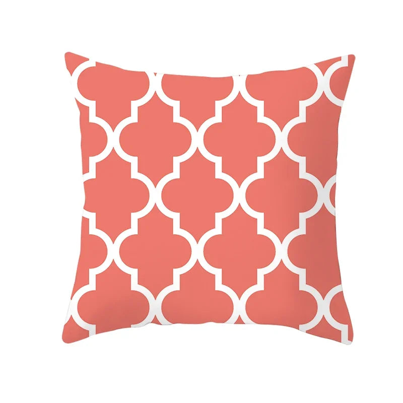 Coral Pillow Case Spring Home Decor Style Pillow Cushion Cover