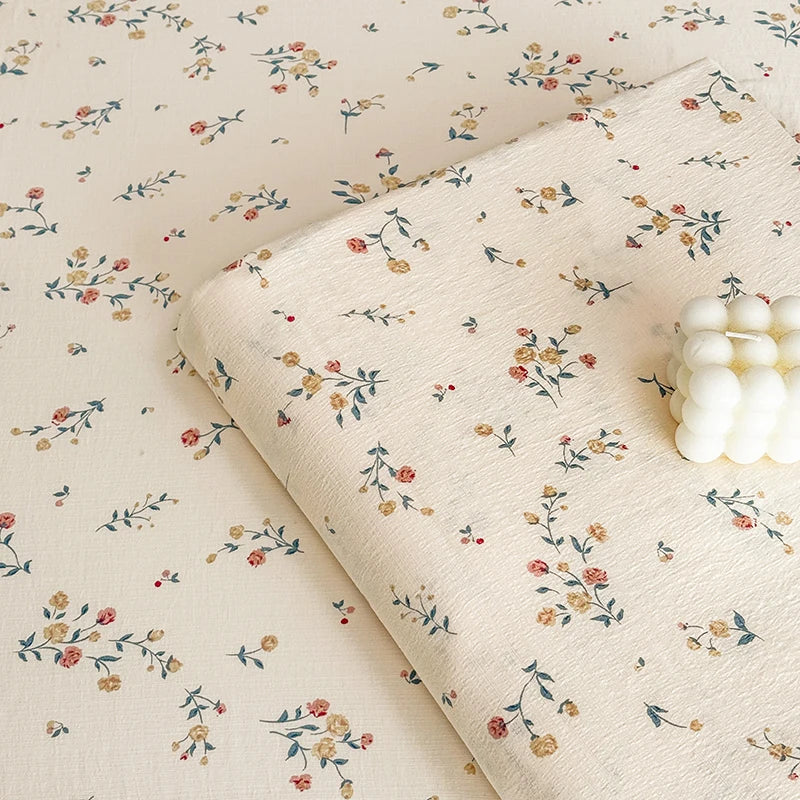 Double-Layer Weave Ultra-Soft Breathable Bed Flat Sheet 1Pc (No Pillowcase) Home Bed Linen Sheet Bedsheets for Single/Couple