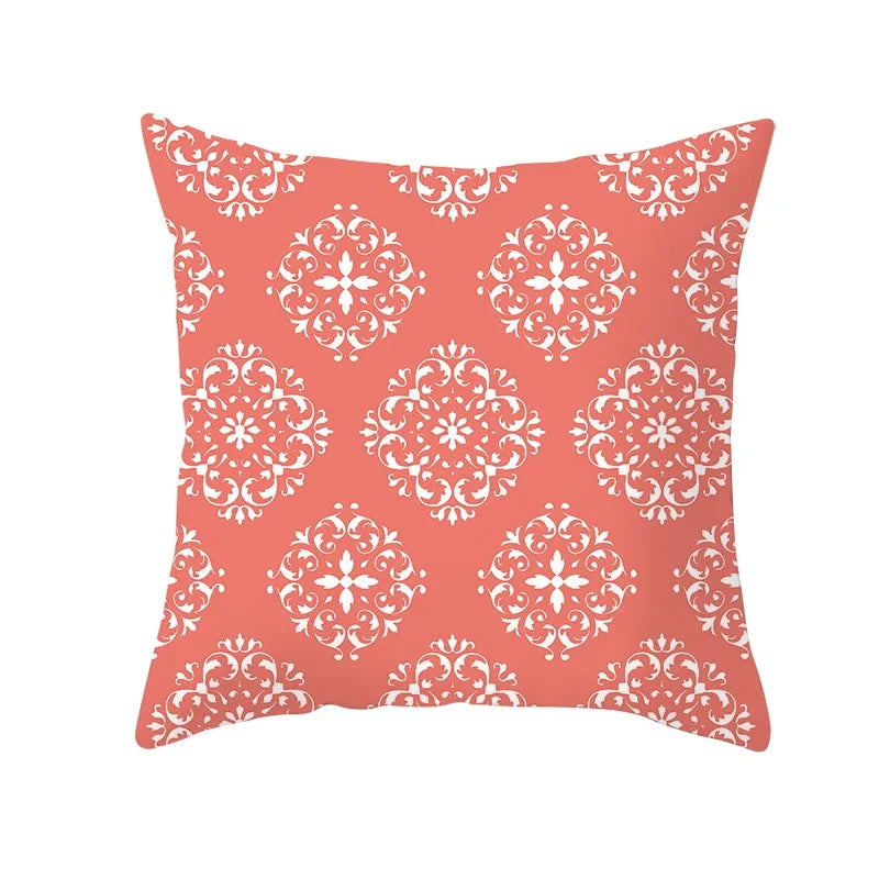 Coral Pillow Case Spring Home Decor Style Pillow Cushion Cover