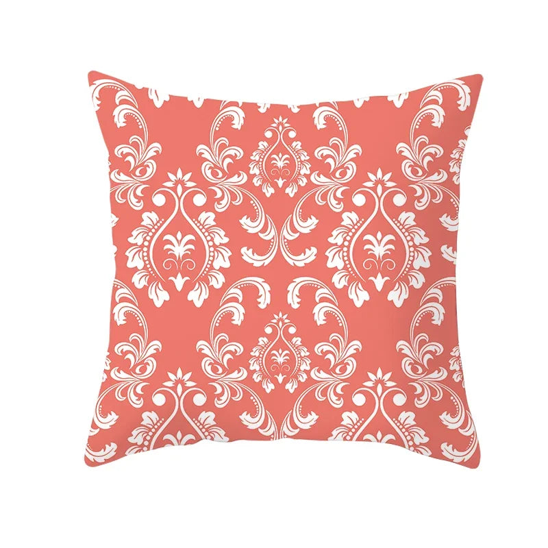 Coral Pillow Case Spring Home Decor Style Pillow Cushion Cover
