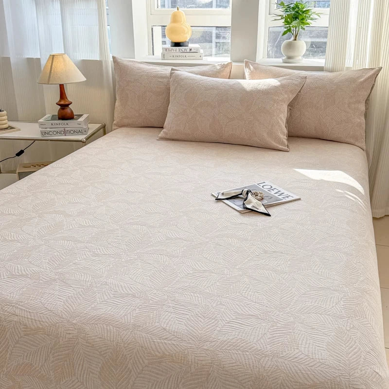 Pure Cotton Tee-piece Set Thiened Double-layered Cotton Bedding