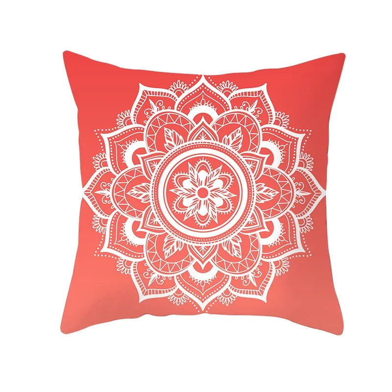 Coral Pillow Case Spring Home Decor Style Pillow Cushion Cover