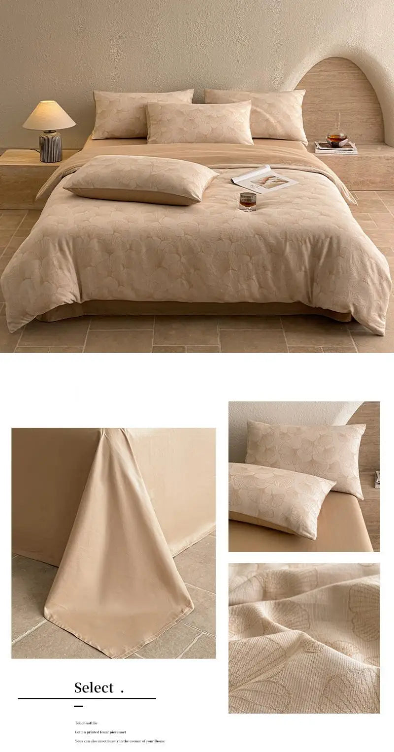 3-Layer Yarn Cotton Bedding Set