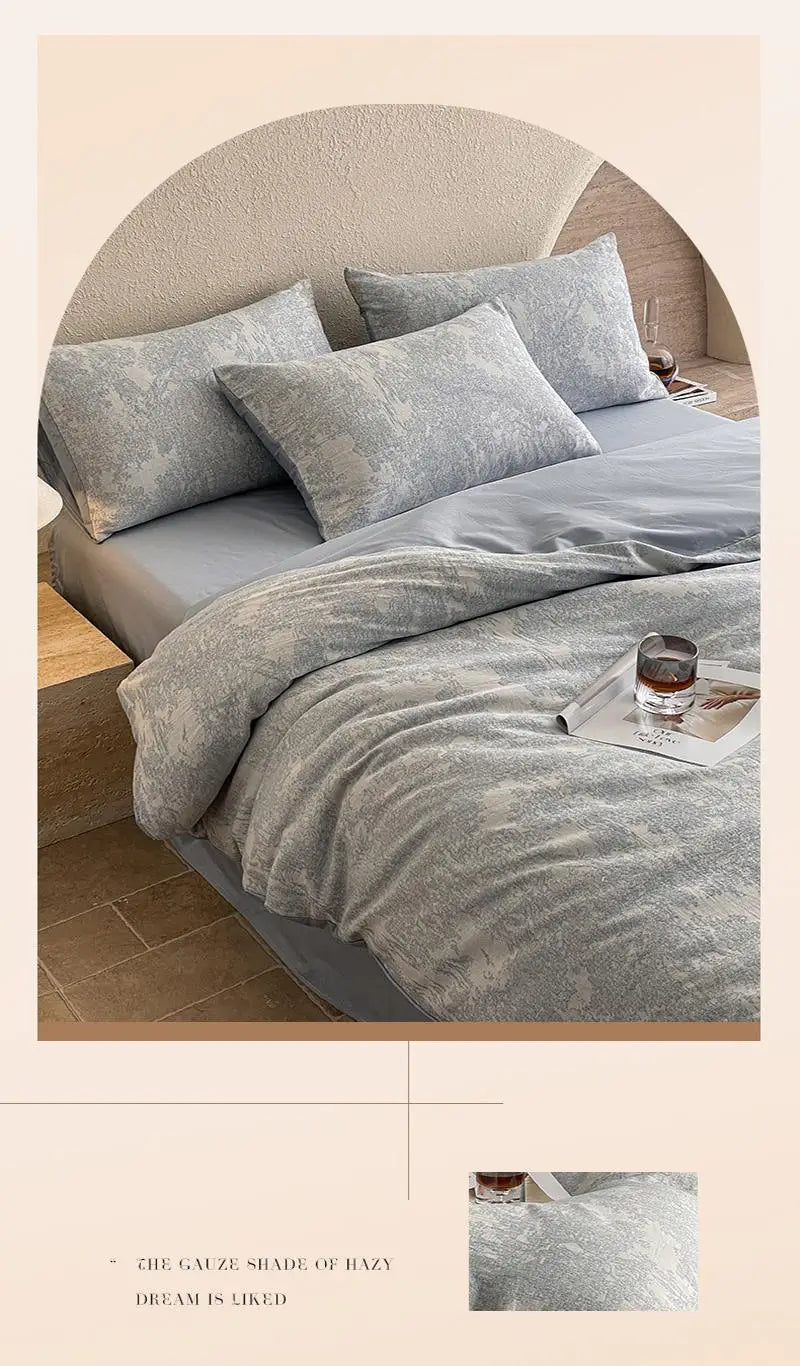 3-Layer Yarn Cotton Bedding Set