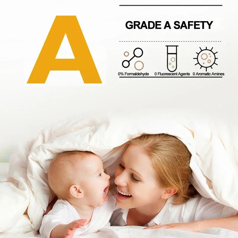 Double-Layer Weave Ultra-Soft Breathable Bed Flat Sheet 1Pc (No Pillowcase) Home Bed Linen Sheet Bedsheets for Single/Couple