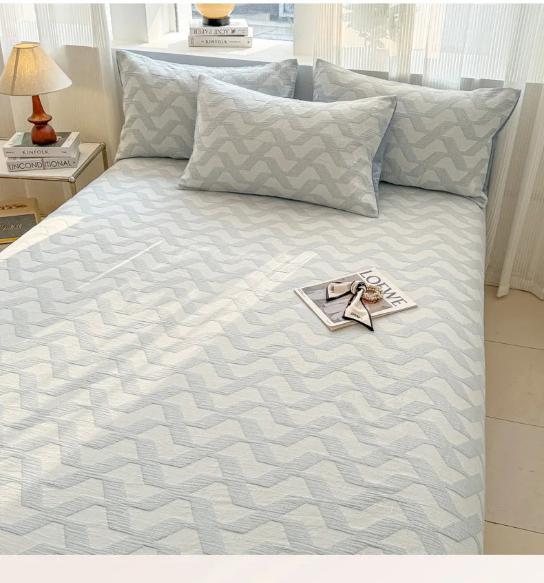 Pure Cotton Tee-piece Set Thiened Double-layered Cotton Bedding