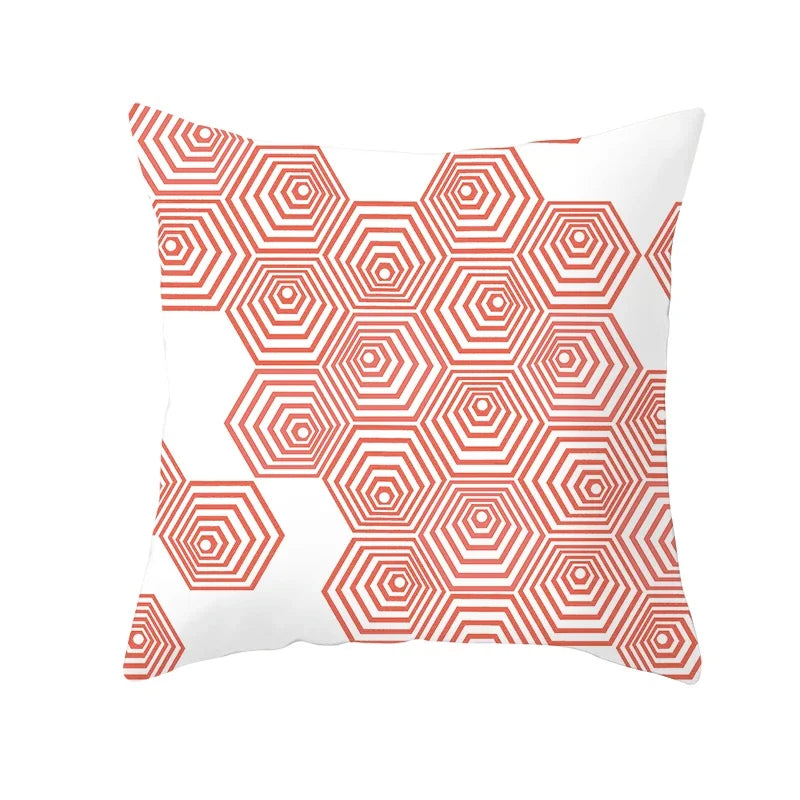 Coral Pillow Case Spring Home Decor Style Pillow Cushion Cover