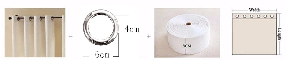 Custom Made Faux Linen Curtain