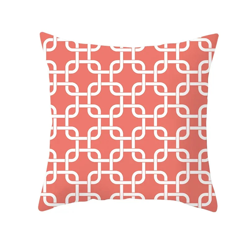 Coral Pillow Case Spring Home Decor Style Pillow Cushion Cover