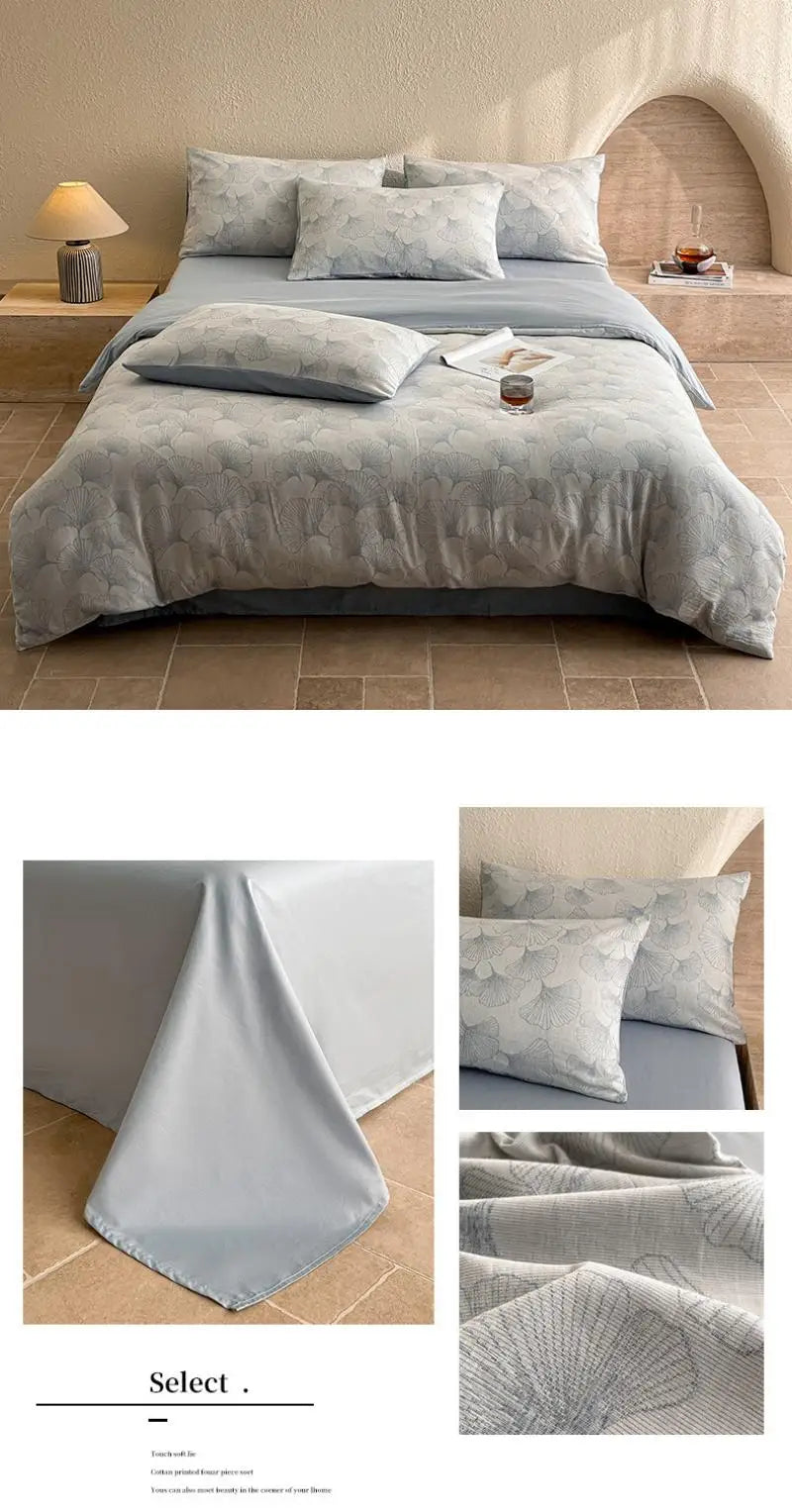 3-Layer Yarn Cotton Bedding Set