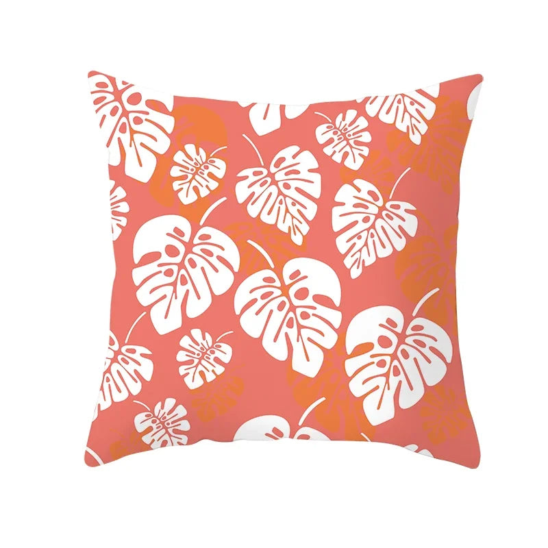 Coral Pillow Case Spring Home Decor Style Pillow Cushion Cover