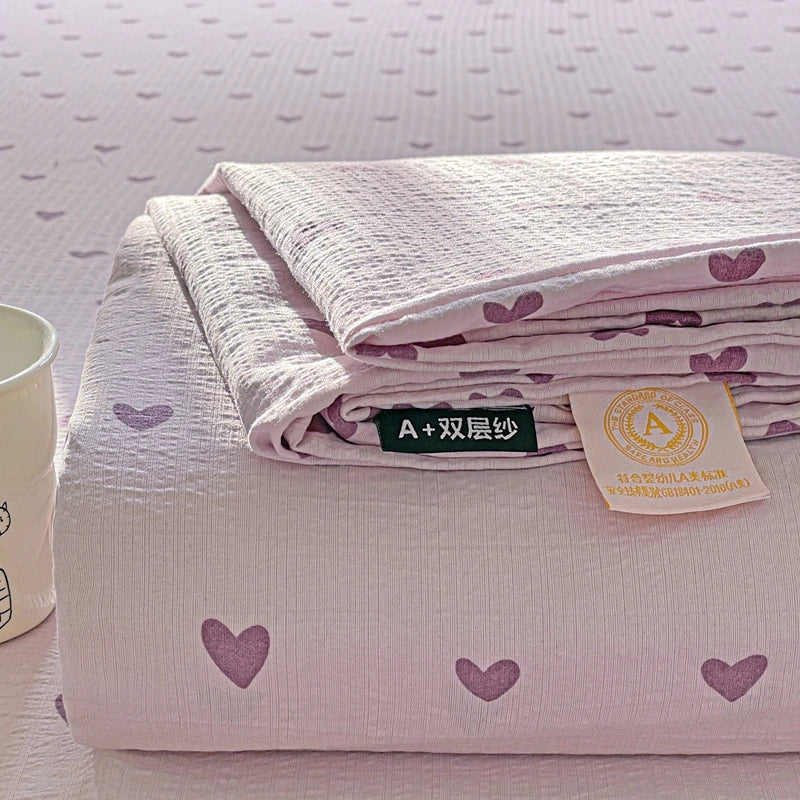 Bed Sheet High Quality Twin Double Queen King Bed Cover Sheets Pure Cotton Single Size Kids Bed Linen