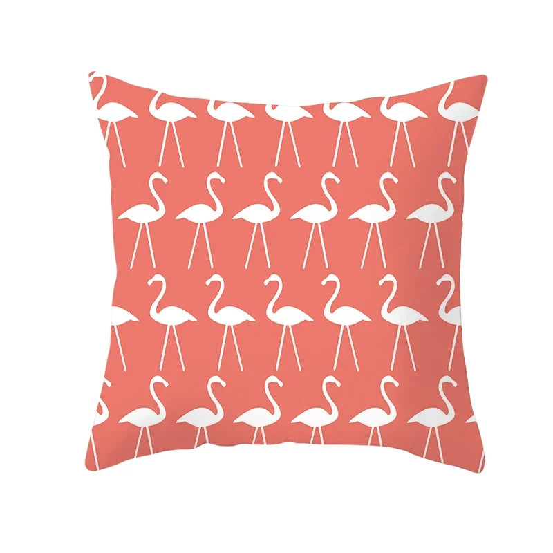 Coral Pillow Case Spring Home Decor Style Pillow Cushion Cover