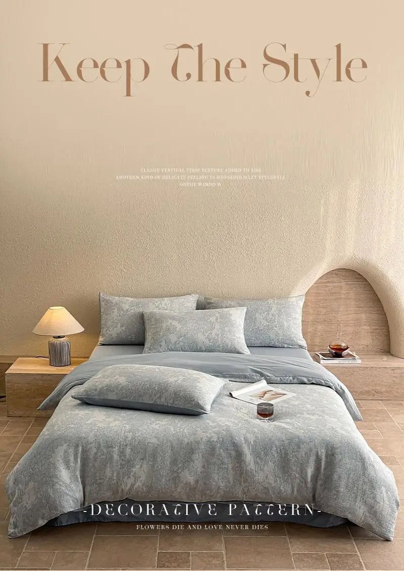 3-Layer Yarn Cotton Bedding Set