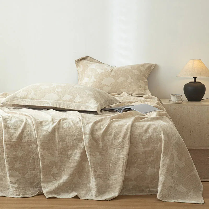 Cotton and Linen Bed Sheet