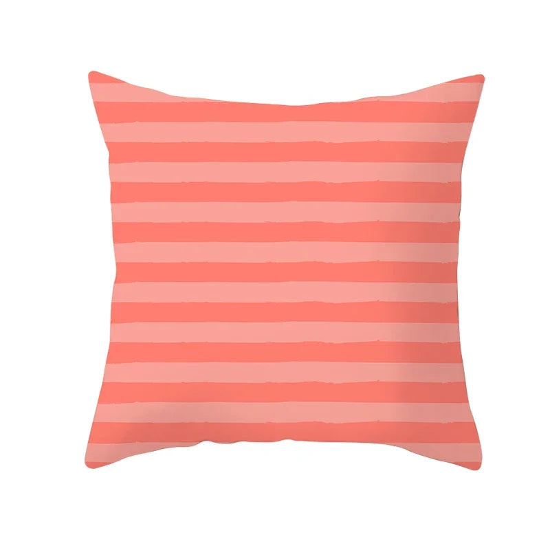 Coral Pillow Case Spring Home Decor Style Pillow Cushion Cover