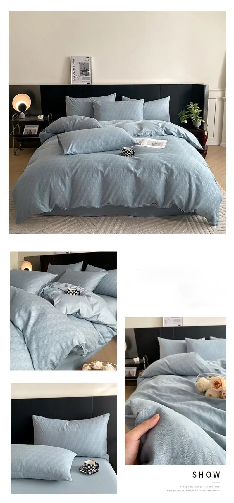 3-Layer Yarn Cotton Bedding Set