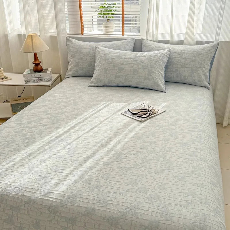 Pure Cotton Tee-piece Set Thiened Double-layered Cotton Bedding